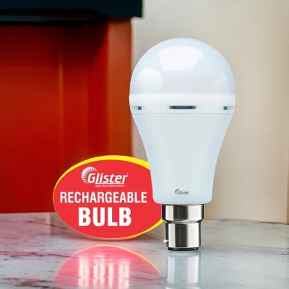 Glister 9W Rechargeable LED Bulb