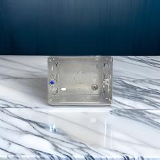 3 Module Concealed GI Sheet Metal Box