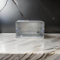 4 Module Concealed GI Sheet Metal Box