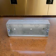 6 Module Concealed GI Sheet Metal Box