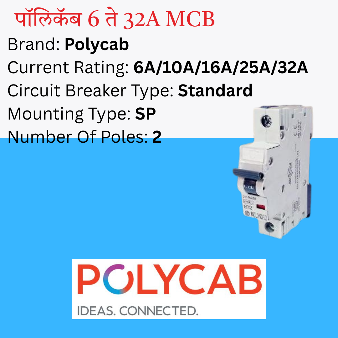Polycab Single Pole MCB