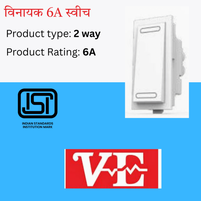 Vinayak Viza 6A 2-Way Switch