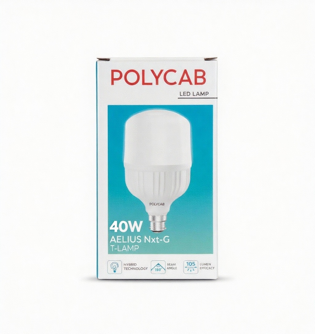 Polycab Aelius Nxt GT 40W LED Lamp – 6500K Cool White