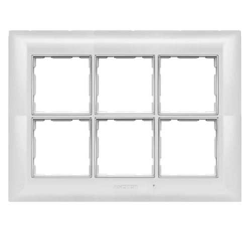 Anchor Ziva 12 Module Plate With Chrome Collar