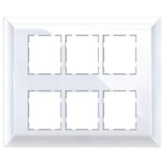 Anchor Ziva 12 Module Cover Plate With Base Frame