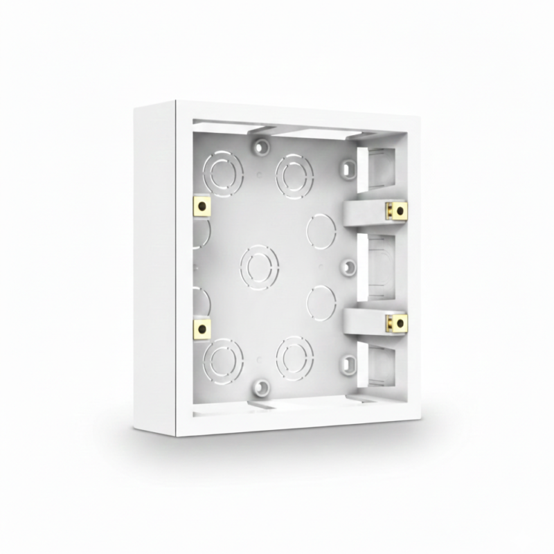 Vebstar 8 Module Square Open Surface Box